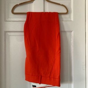 JCREW size 16 Cameron Pants Red-Orange
